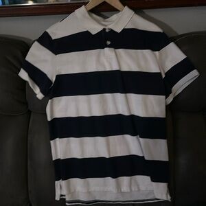 Blue and White Old Navy polo